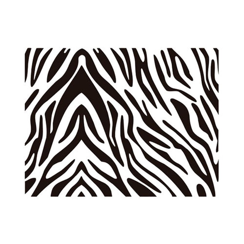 STENCIL CEBRA 21X15CM Blanco