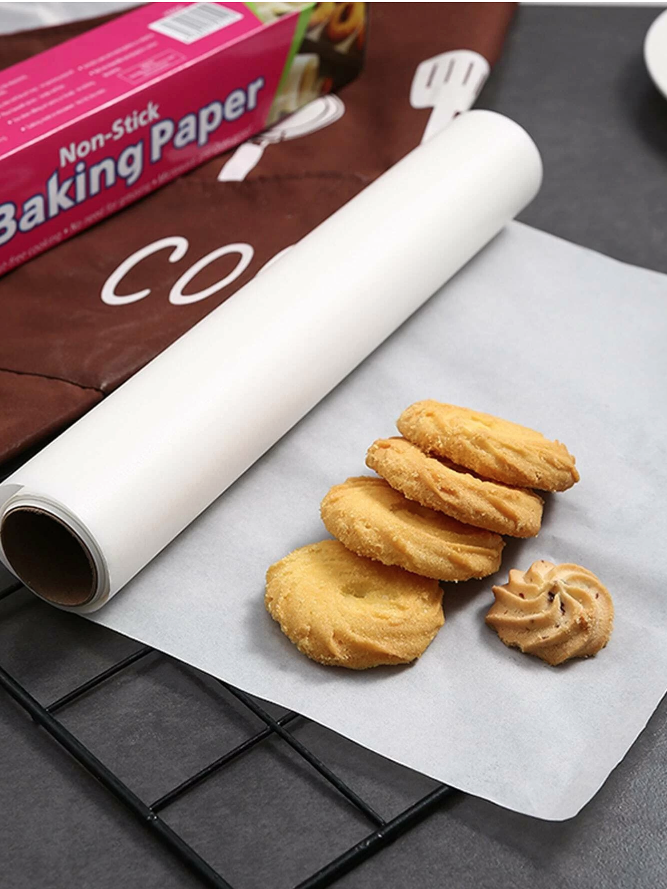 2 Rollos De Papel Mantequilla / Papel Horneo 10 Metros Reposteria Cocina-1