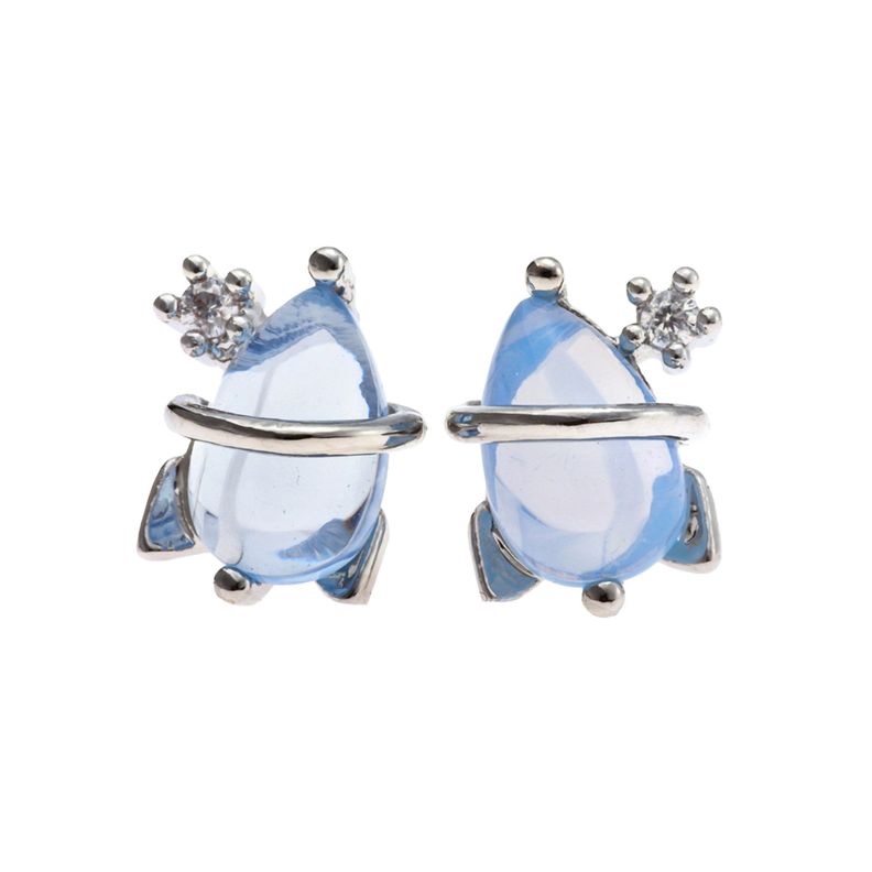 Aros Mini Space Cohete Plateado-0