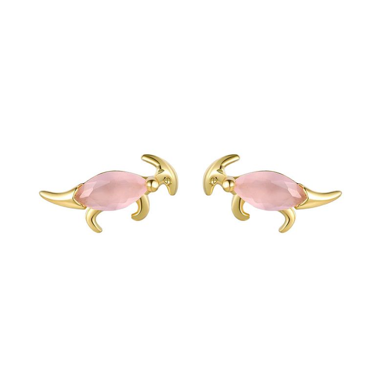 Aros Mini Dino Parasaurolophus Rosa-0