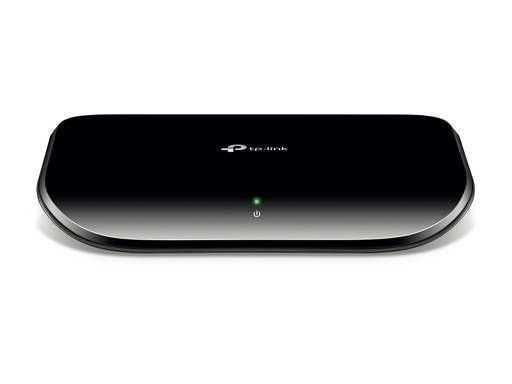 SWITCH TP LINK 5 PUERTOS GIGABIT AUTO MDI MDIX FANLESS 10 100 1000MBPS TL SG1005D Negro