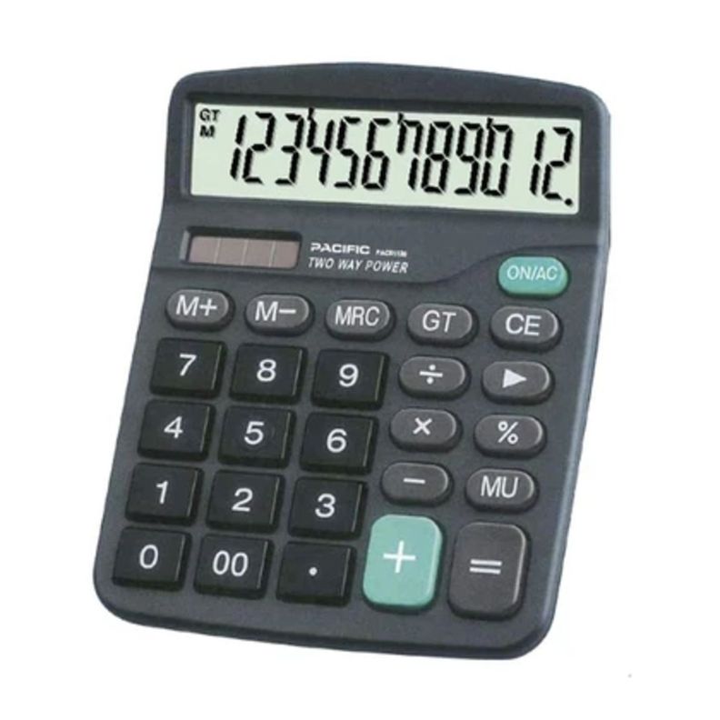 CALCULADORA ELECTRÓNICA PACIFIC 12 DIGITOS PAC01120