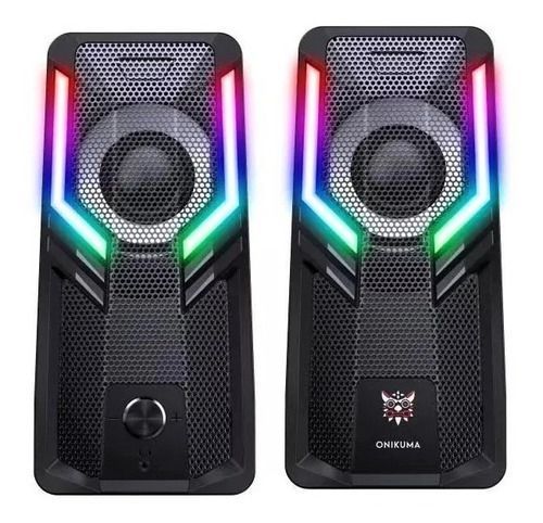 Parlantes Gamer Onikuma G6 Rgb Pc | Notebook