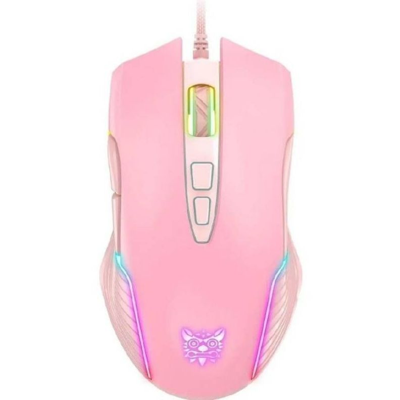Mouse Gamer Onikuma CW905 6400 DPI Rosa-0