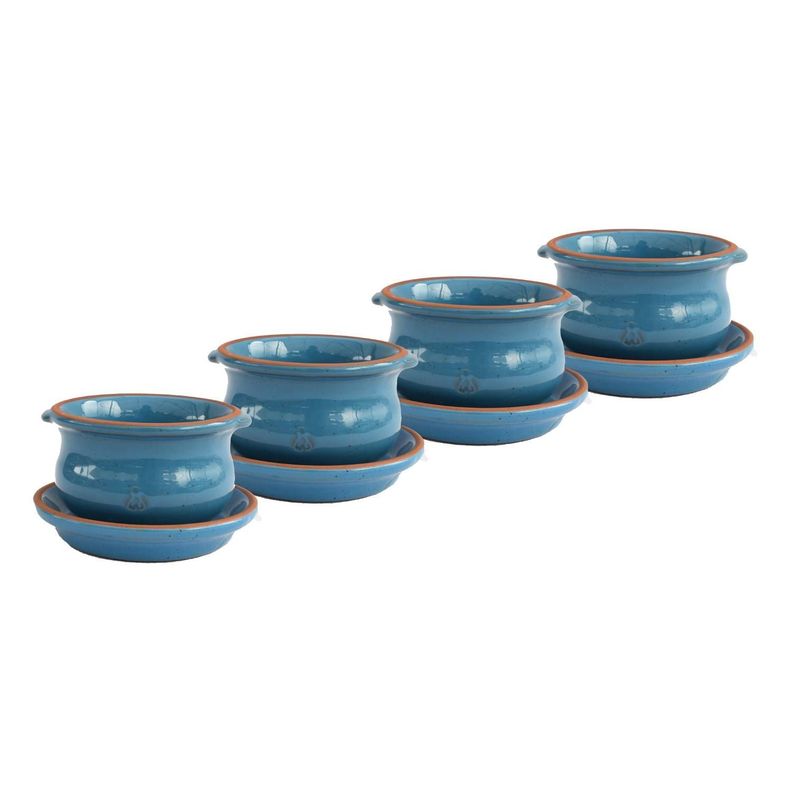 Set de Cacerolas Mestiza Azul Miel-0