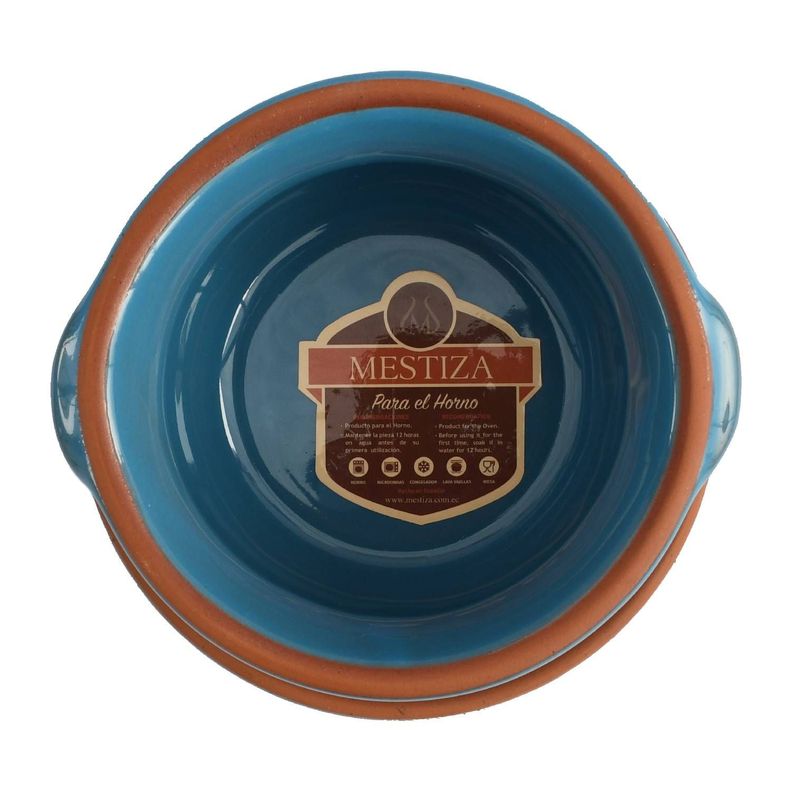 Set de Cacerolas Mestiza Azul Miel-3