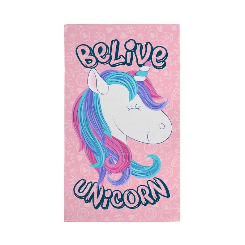 Toalla de Baño Candy Unicornio - 65 x 115cm - 300 g/m² - 100% Algodón - Teka-0