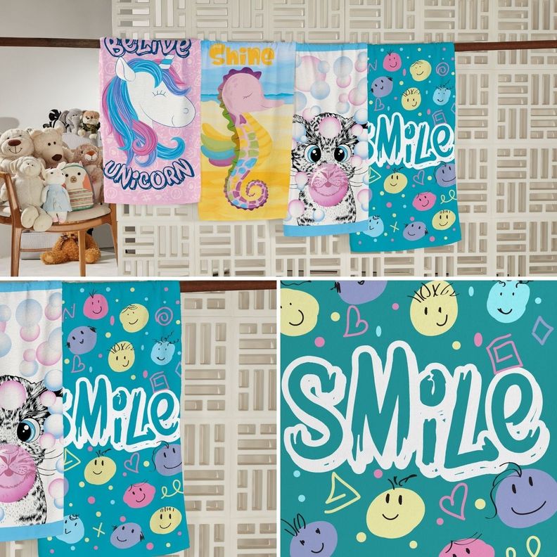 Toalla de Baño Candy Smile - 65 x 115cm - 300 g/m² - 100% Algodón - Teka-2