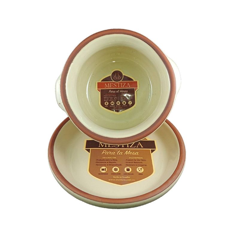 Set de Cacerolas Mestiza Crema Miel-2