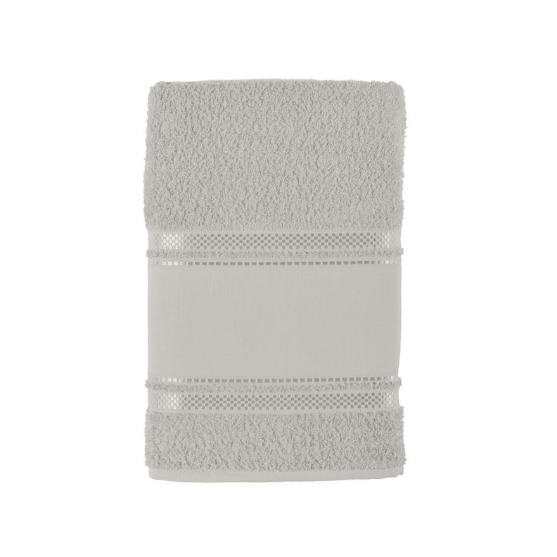 Toalla de Rostro para Pintar Gris Cielo - 100% Algodón - 360g/m² - Teka-0