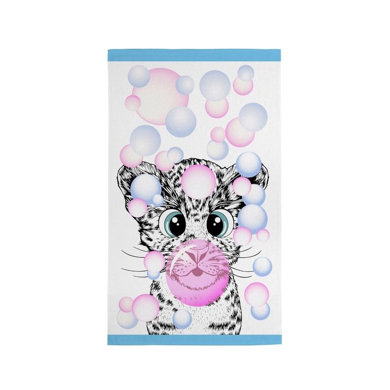 Toalla de Baño Candy Gatito - 65 x 115cm - 300 g/m² - 100% Algodón - Teka-0