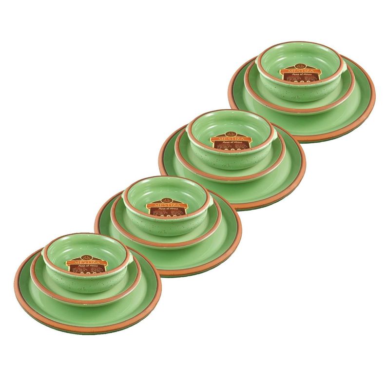 Set de Platos y Cazuelas Mestiza Menta Miel-0