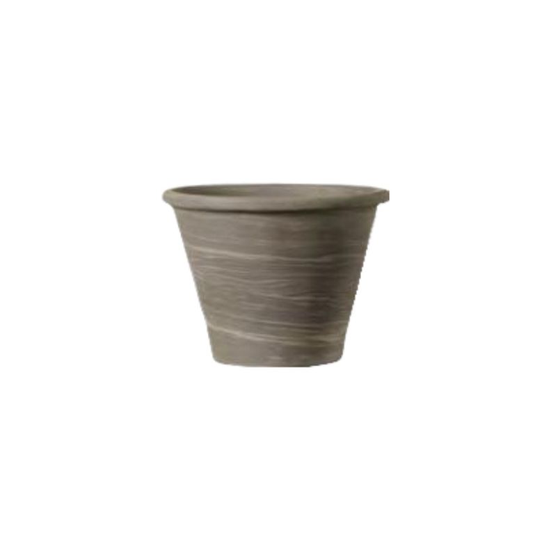 Maceta Vasum 17cm GrafitoDuo Deroma Grafito