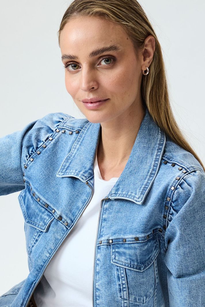 Chaqueta Mezclilla Celeste iO 17820125001110-1