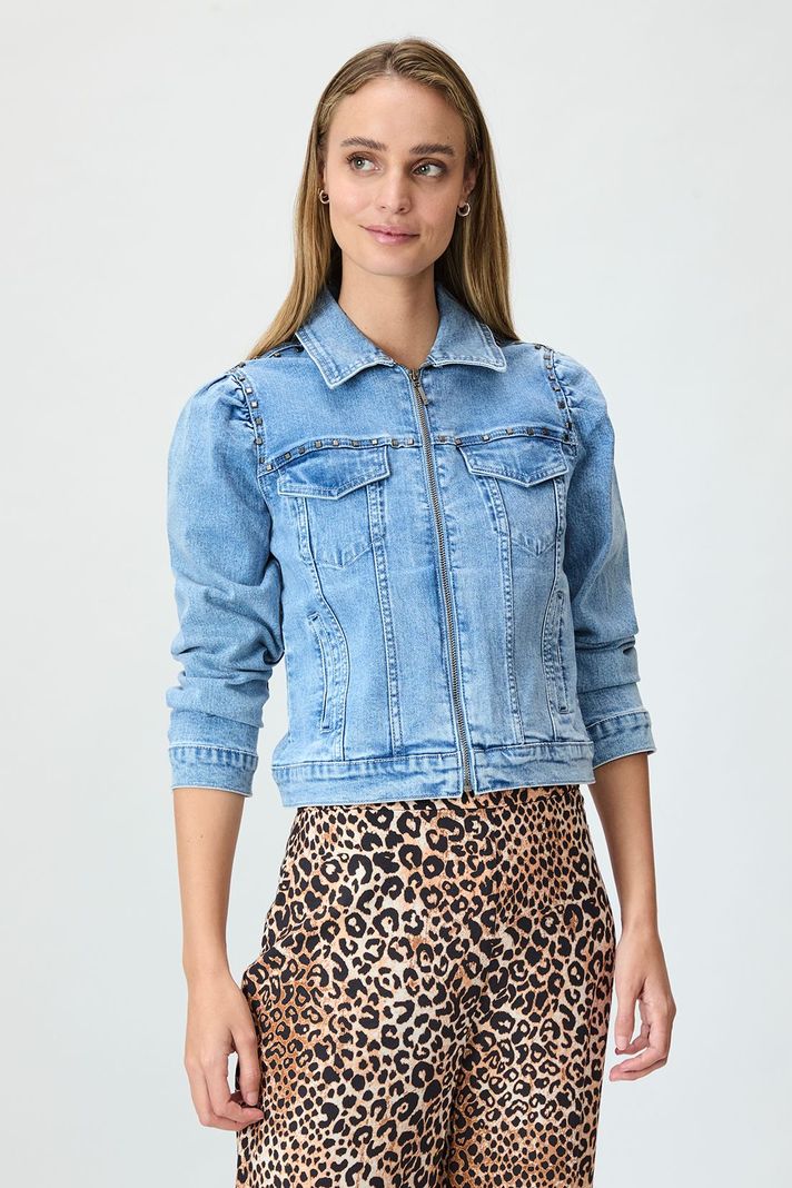 Chaqueta Mezclilla Celeste iO 17820125001110-0