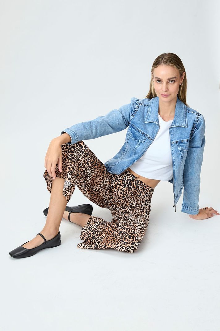 Chaqueta Mezclilla Celeste iO 17820125001110-4