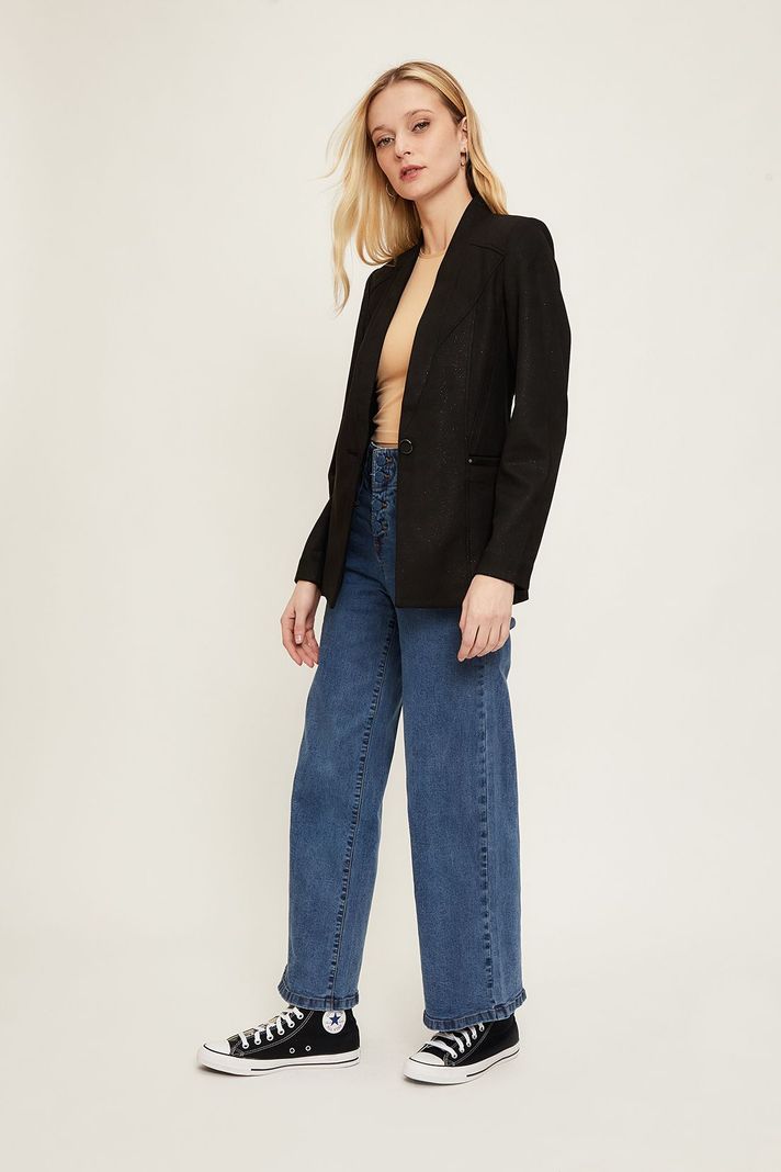 Blazer Liso Negro iO 16020224004102-3