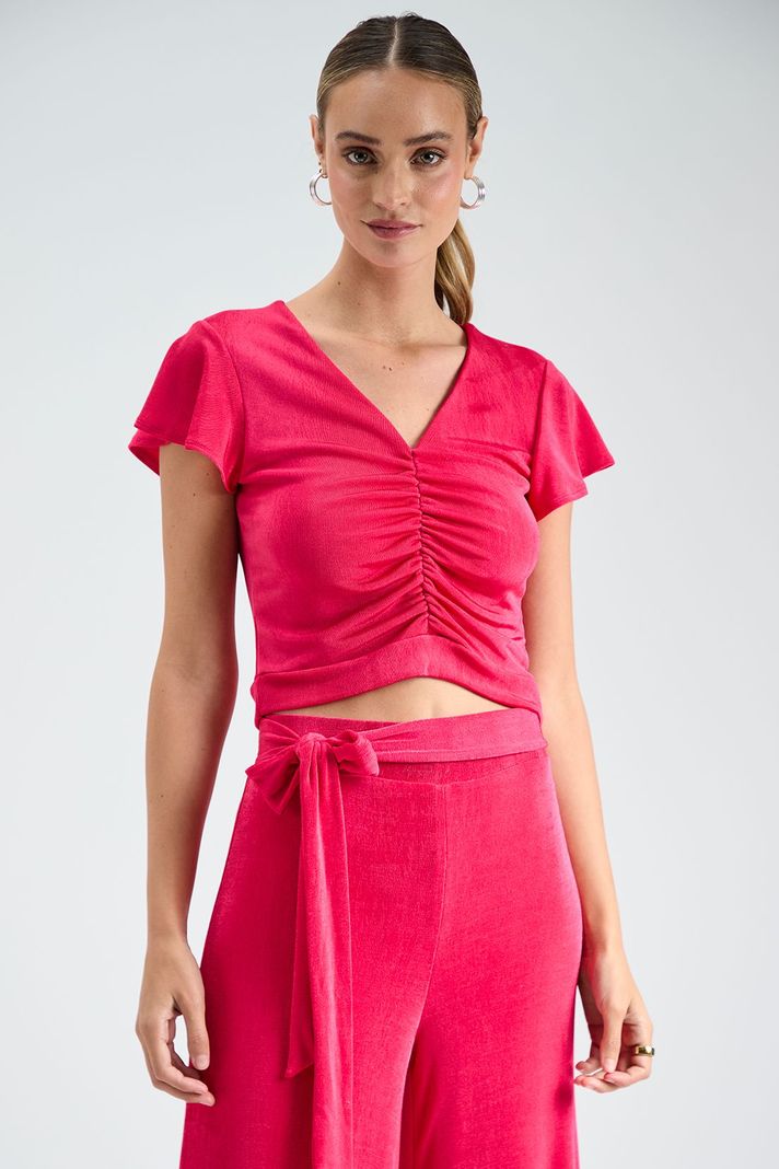Polera Lisa fucsia iO 14220224075116-0