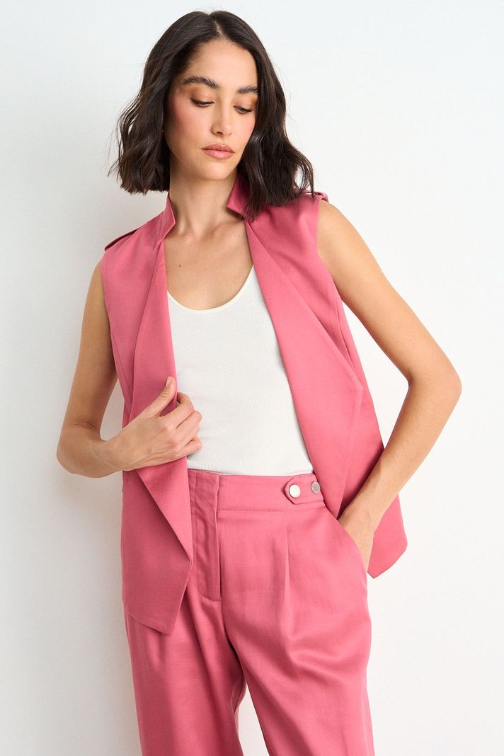 Tapado Liso Sin Mangas Rosa Coral Ash 15407126052131