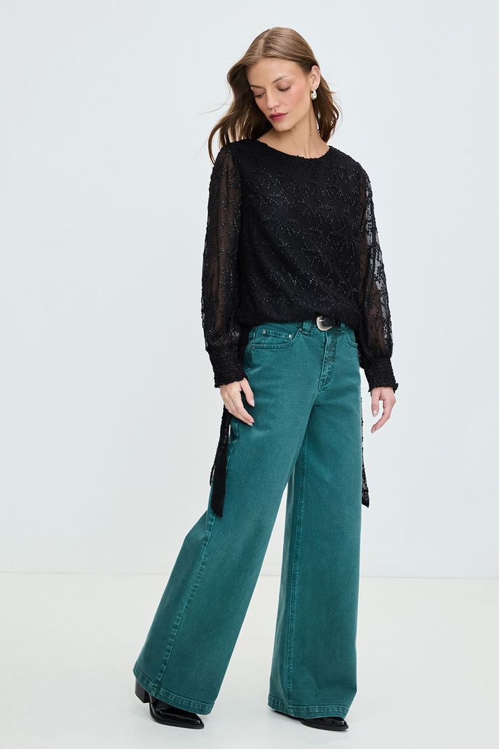 Blusa Fantasia Negro 14120125006102-4