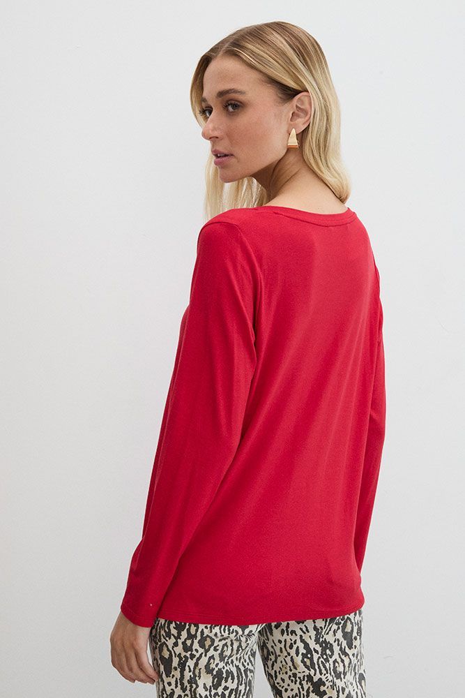 Polera Lisa Rojo 14207125006103-4