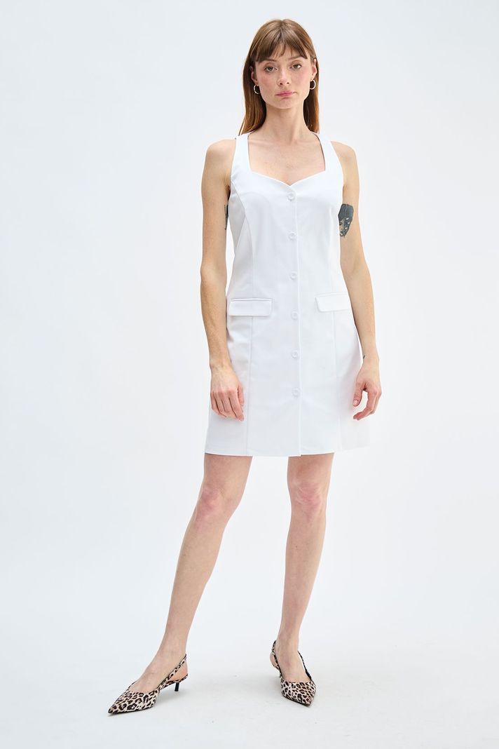 Vestido Liso Crudo Ash 13007224010105-0