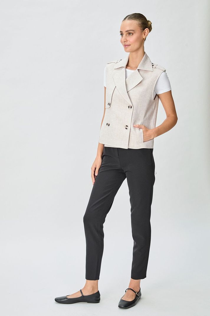 Impermeable (Trench) Liso Beige iO 17420125001106-2