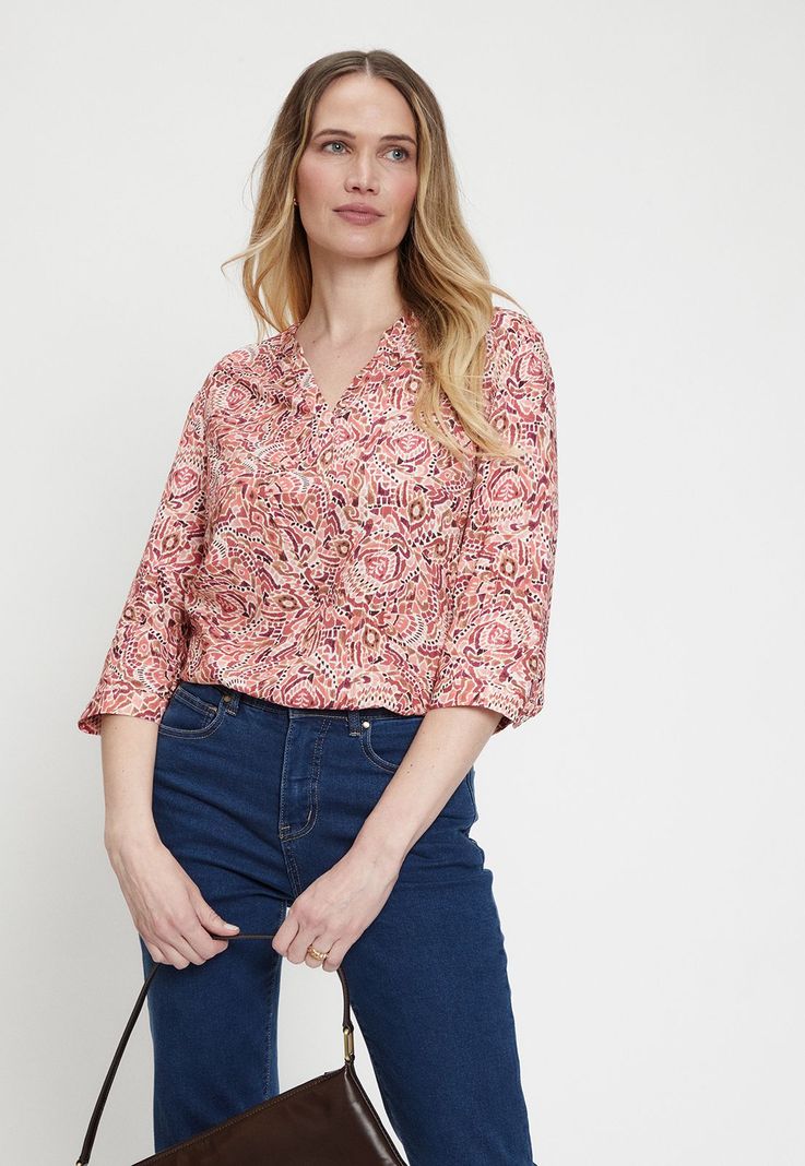 Blusa Fantasia Rosado Ma Griffe 14102224053123-0