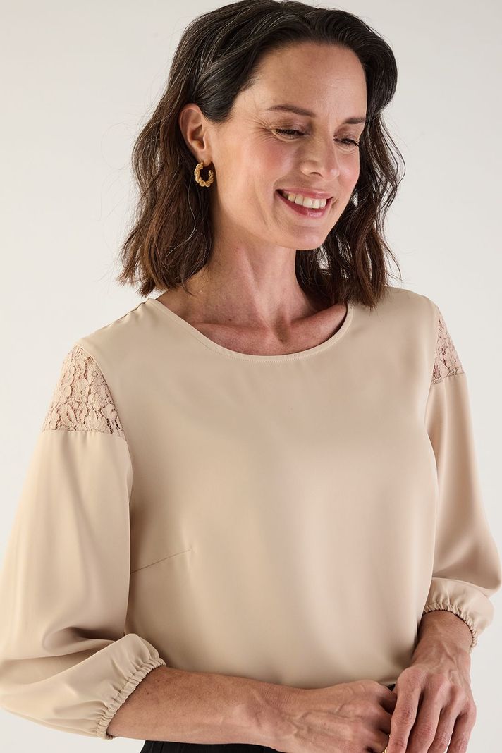 Blusa Lisa Beige 14002125053106-0