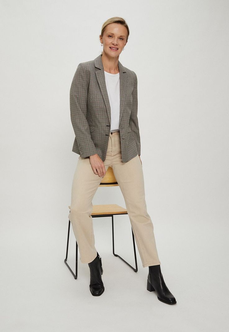 Blazer Cuadrille Negro Ma Griffe 16102124053102-0