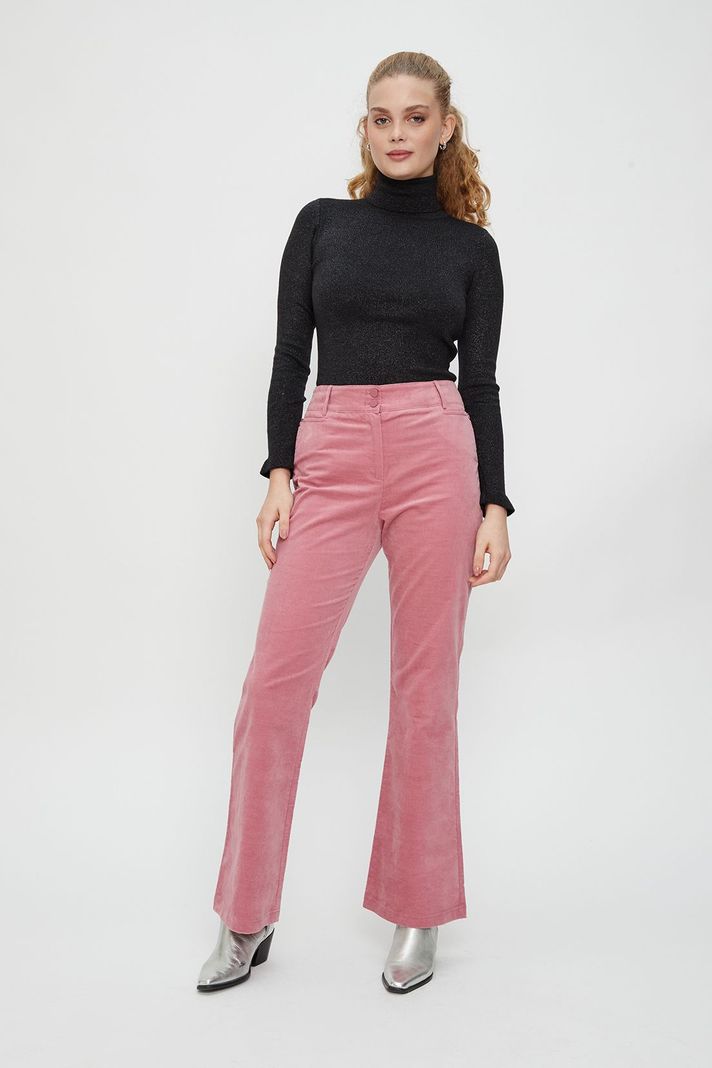 Pantalon Liso Rosado iO 11020124016123-0