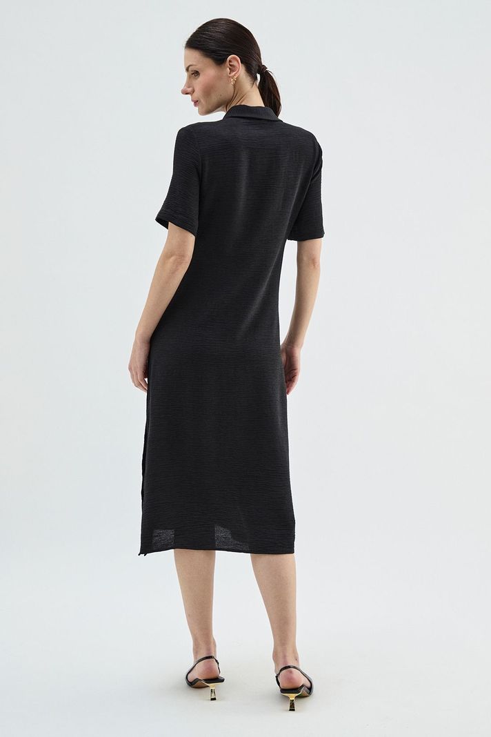 Vestido Camisero Holgado Negro Ma Griffe 13002224004102-4