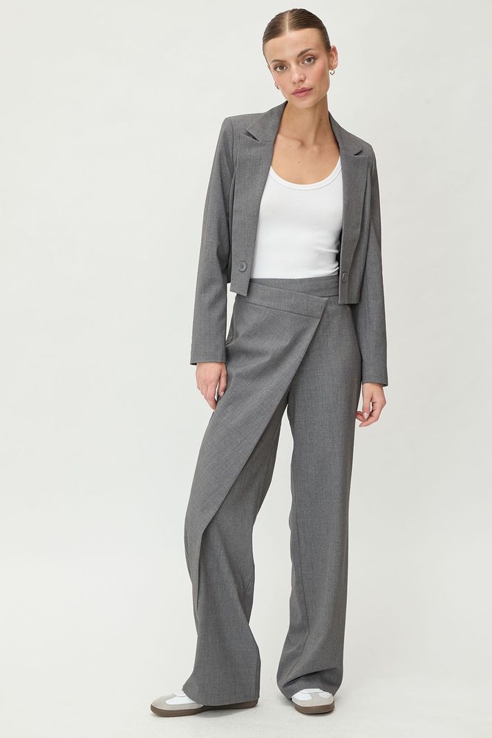 Pantalon Liso Gris 11020125054113-0