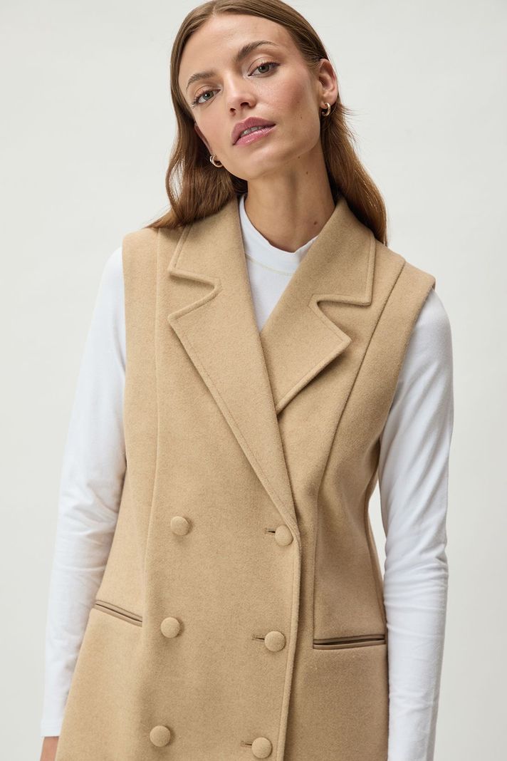 Chaqueton Liso Beige 17220125052106-1