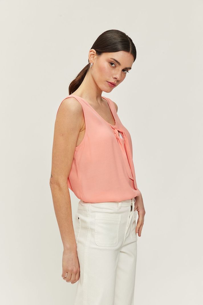 Top Liso Con Lazo coral Ash 14007224057131-2