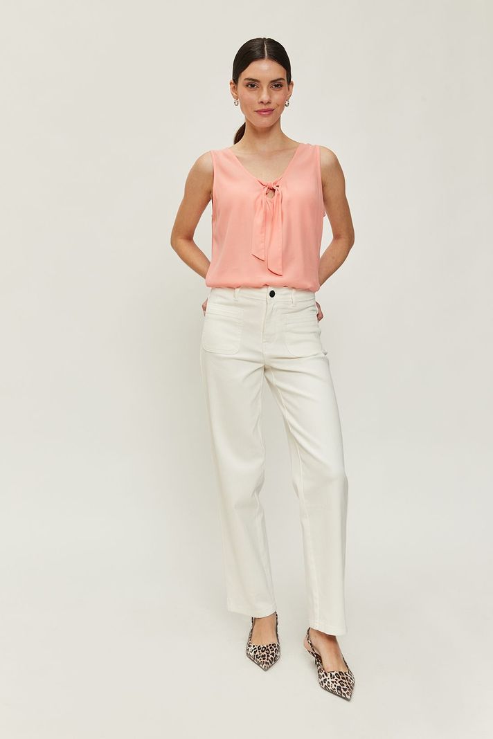 Top Liso Con Lazo coral Ash 14007224057131-4