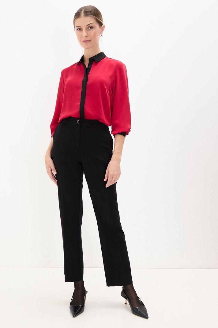 Blusa Camisera Bicolor Rojo 14002125058103-4
