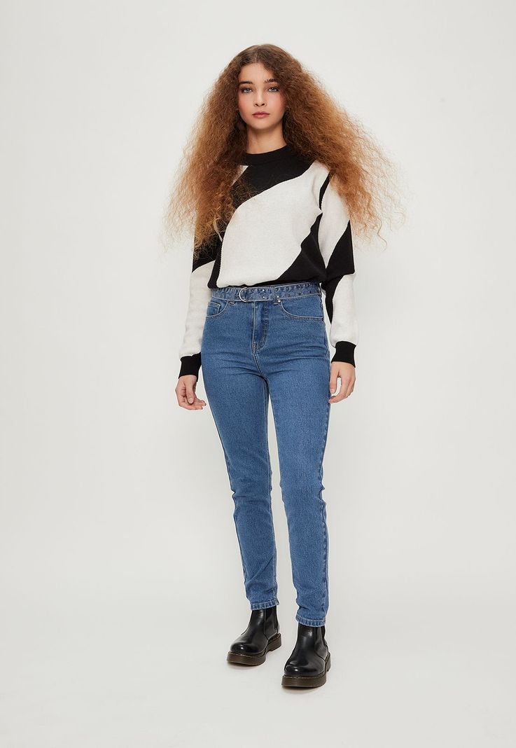 Jeans Liso Azul iO 11320224050104-0