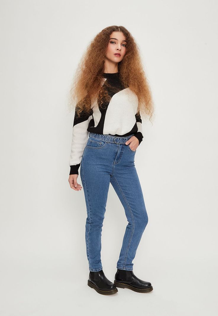 Jeans Liso Azul iO 11320224050104-3