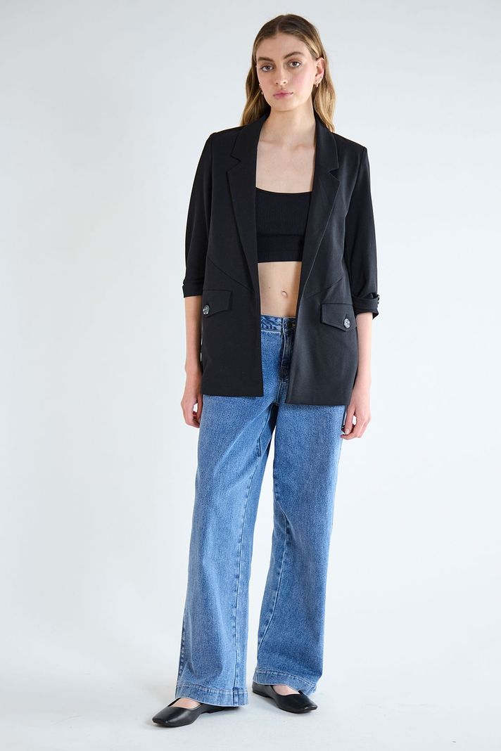 Blazer Liso Negro iO 16020125004102-0