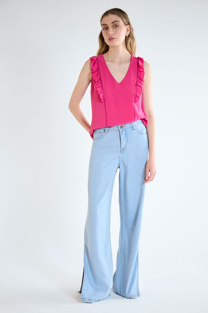 Blusa Lisa fucsia iO 14020125052116-4