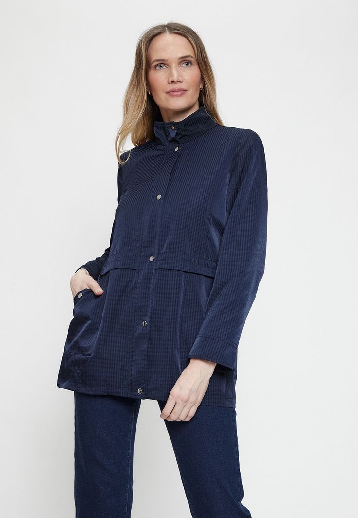Trench Liso Azul Ma Griffe 17402224004104-0