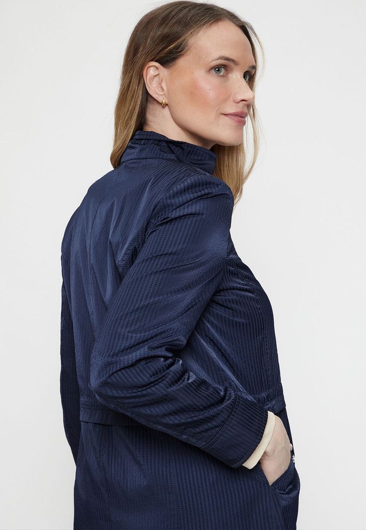 Trench Liso Azul Ma Griffe 17402224004104-4