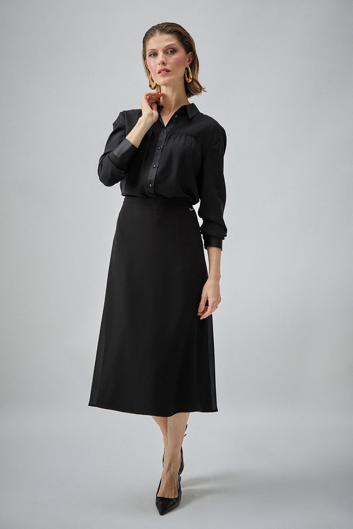 Falda Coctail Negro Ma Griffe 12002224100102-0