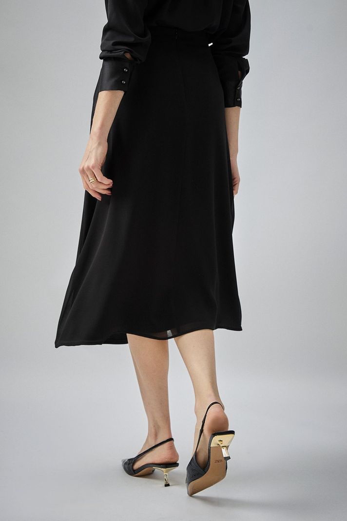 Falda Coctail Negro Ma Griffe 12002224100102-3