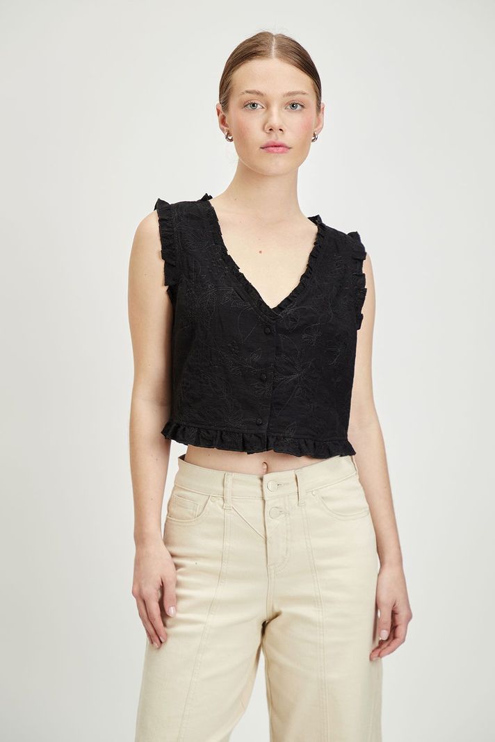 Blusa Lisa Negro iO 14020224010102-0