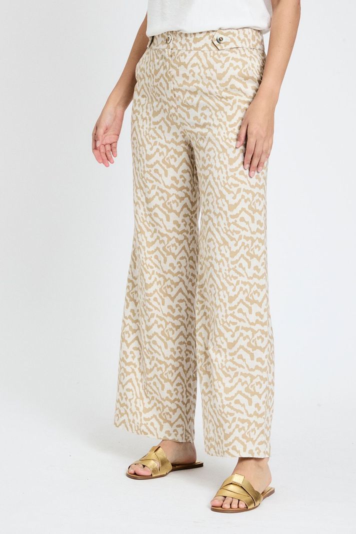 Pantalon Estampado Beige Ash 11107224002106-0