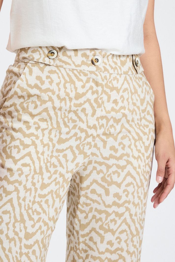 Pantalon Estampado Beige Ash 11107224002106-1