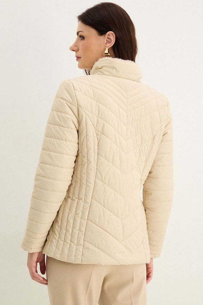 Parka Lisa Animal Print Beige 17602125005106-2