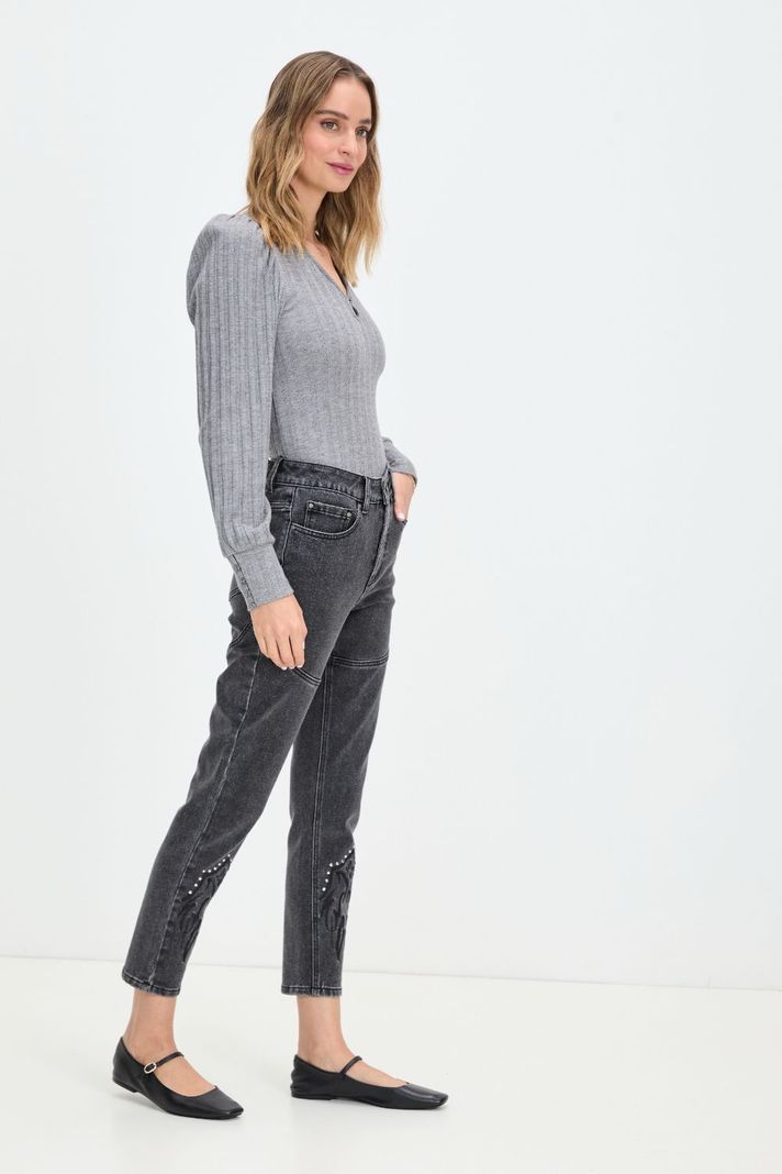 Jeans Liso Negro 11320125053102-3
